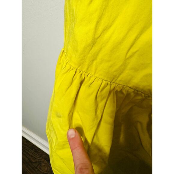 MARISSA WEBB x RTR Yellow Hourglass Waist Cutout Midi Summer Dress Size 4 - Picture 8 of 10